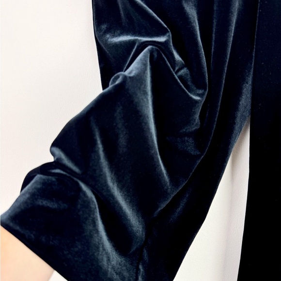 Abercrombie & Fitch Black Velvet Crop Pants - Picture 6 of 11